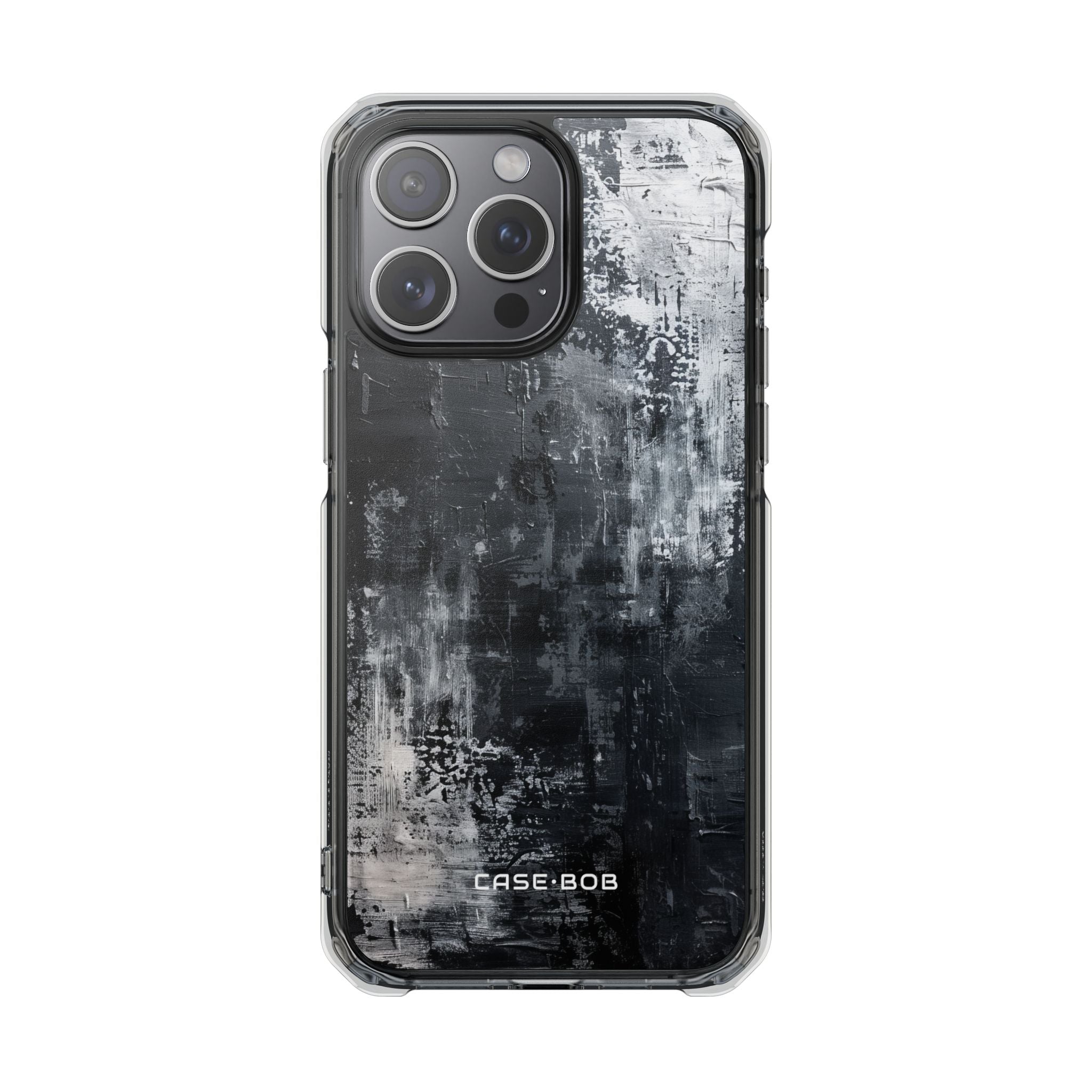 Texturiertes Blackscape iPhone 15 Pro Max Case - Impact