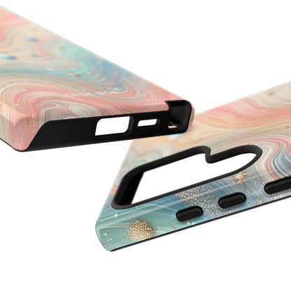 Iriserende Wervelingen Samsung S24 Ultra Case - Tough