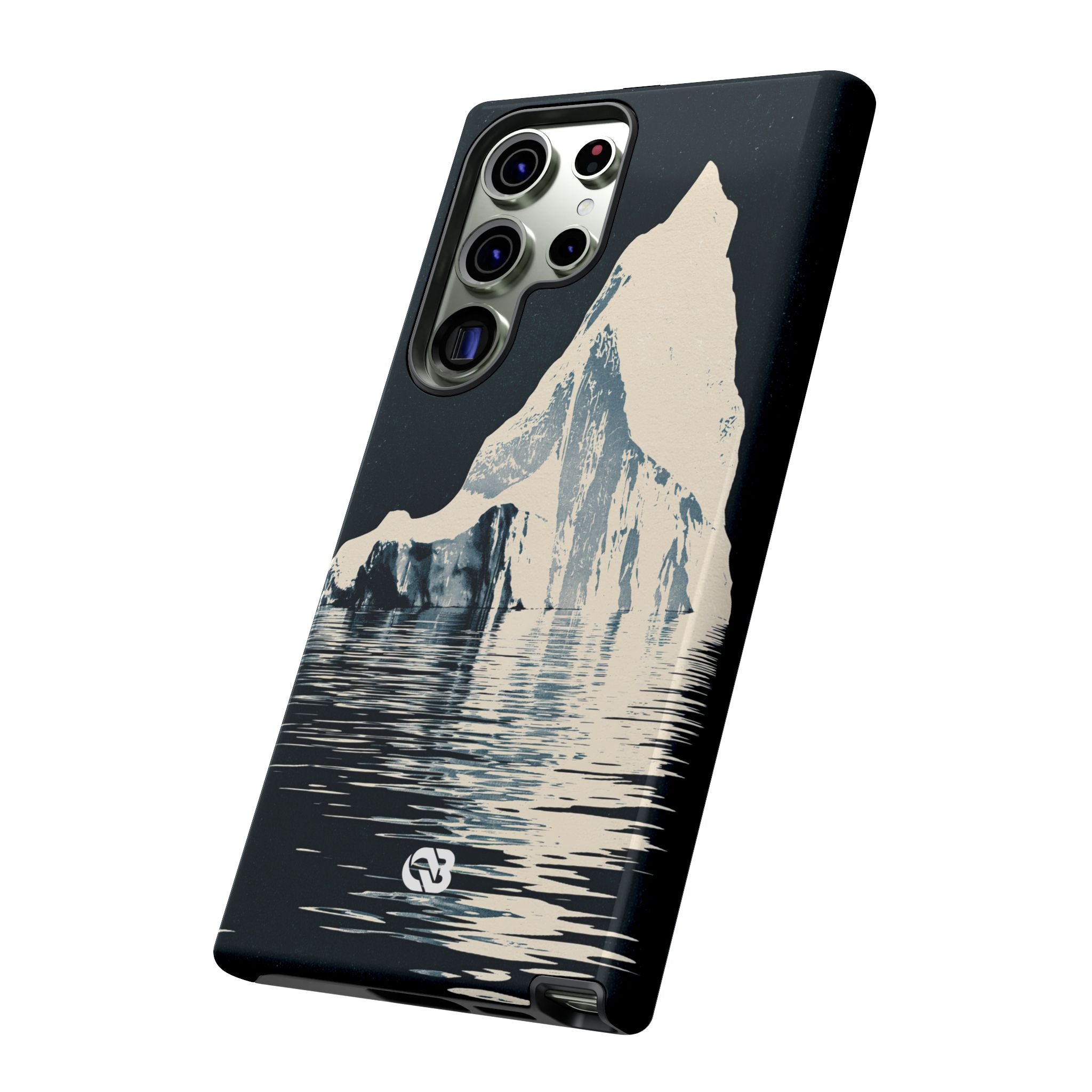 Blue Tough Phone Case for Samsung - Frozen Navy Monolith