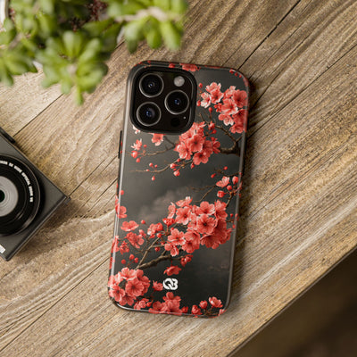 Dark Sakura Nocturne · Tough Phone Case for iPhone · Black
