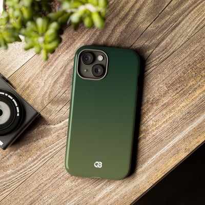 Evergreen Gradient · Tough Phone Case for iPhone · Green