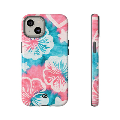 Tropical Hibiscus Bloom · Tough Phone Case for iPhone · Teal