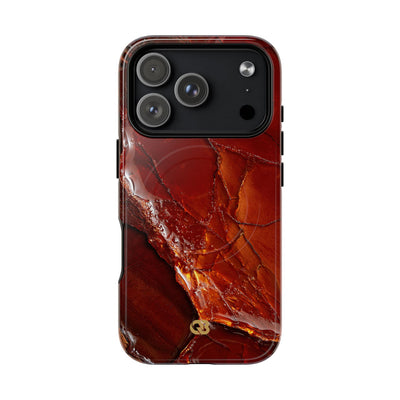 Amber Embrace · Tough 2.0 Magnetic Phone Case for iPhone · Brown