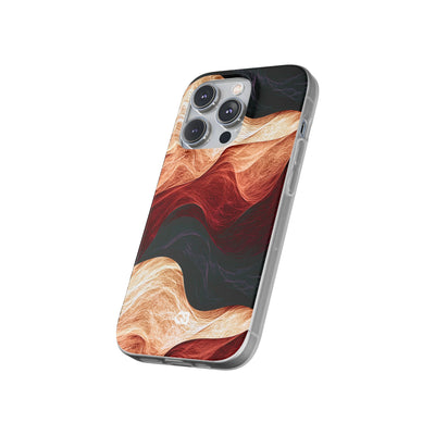 Ember Wave Dispersion · Lite Phone Case for iPhone ·  Red