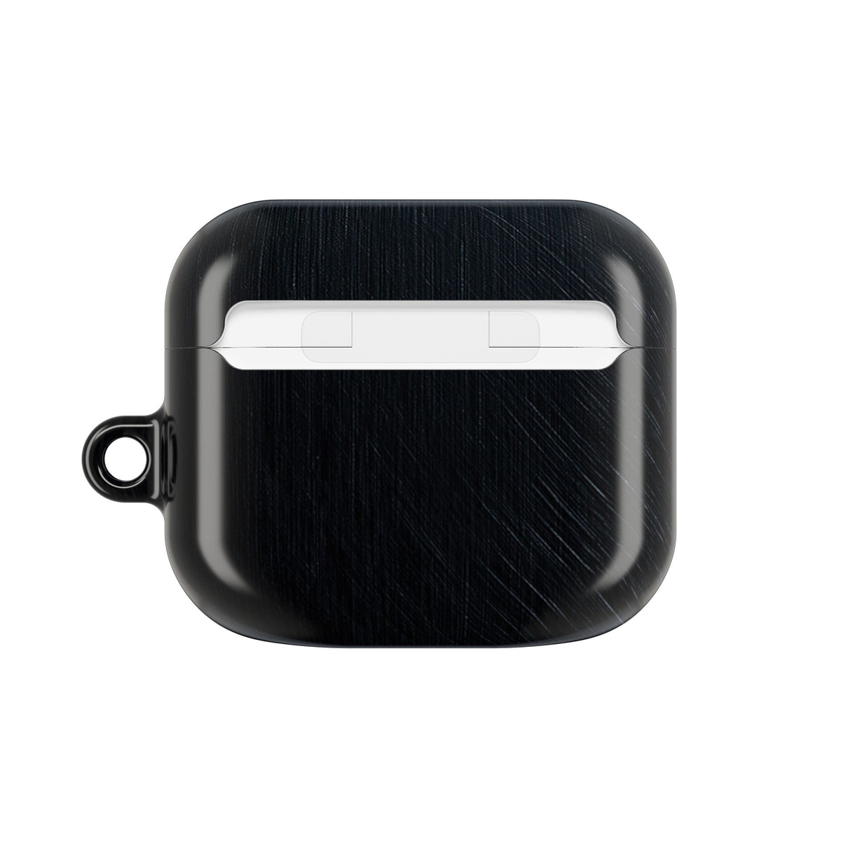Brushed Obsidian Steel · Hard Case for AirPods & AirPods Pro · Black