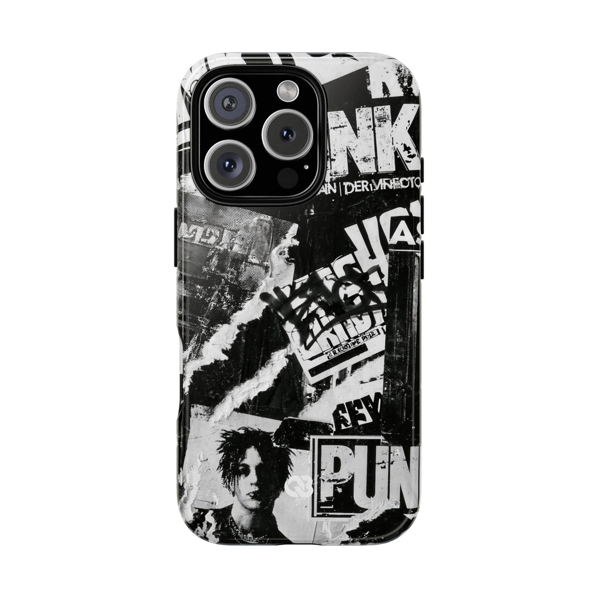 Underground Punk Collage · Tough Phone Case for iPhone · Black