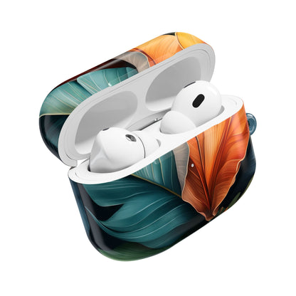 Tropical Ember Leaves - AirPods Case
