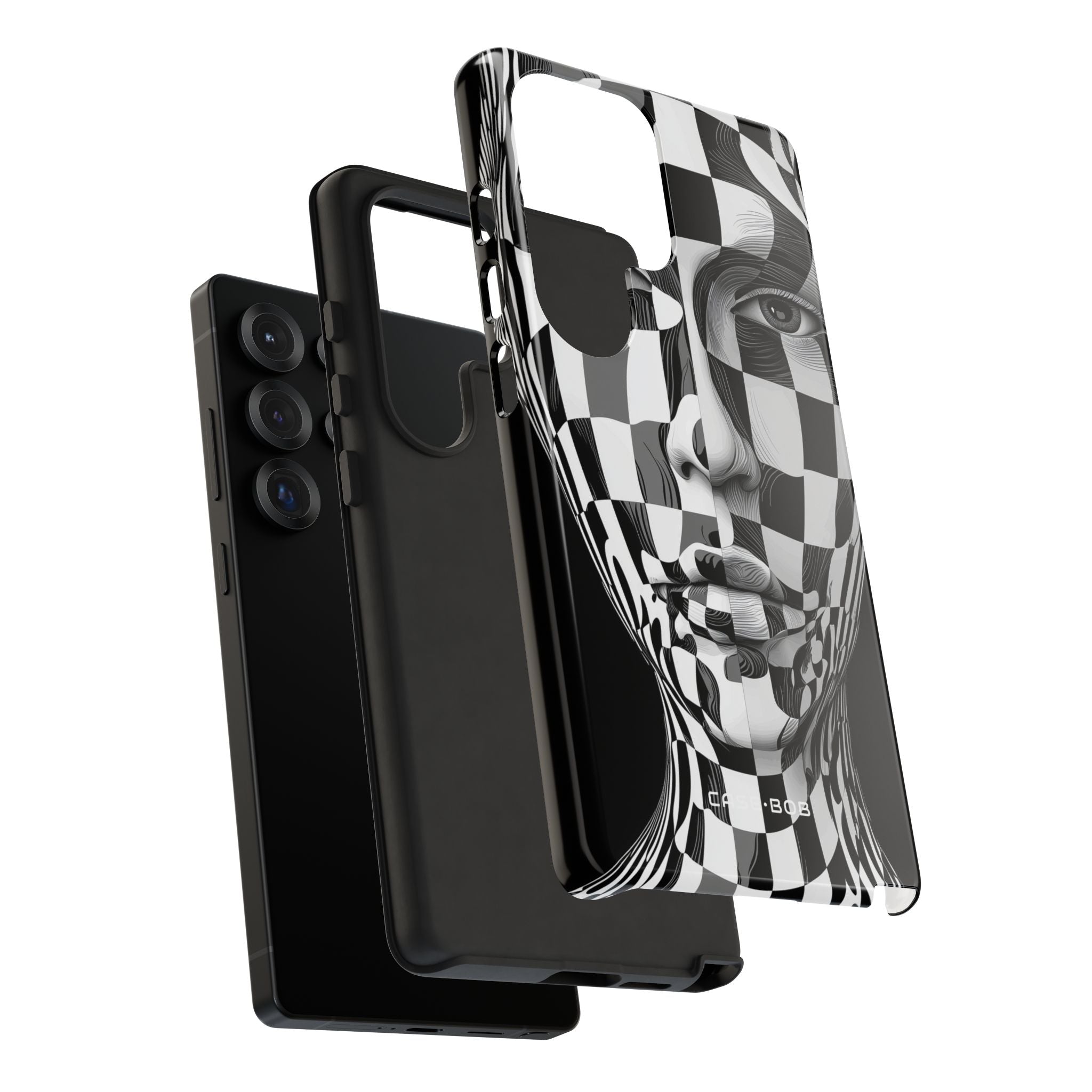 Checkered Face Samsung S25 Ultra Case - Tough
