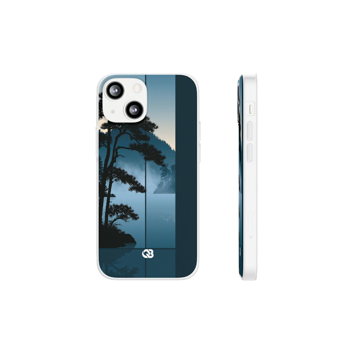 Misty Pine Horizon · Lite Phone Case for iPhone ·  Teal
