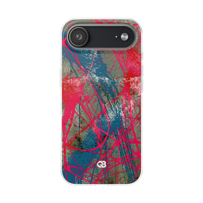 Neon Static Drip · Lite Phone Case for iPhone ·  Pink