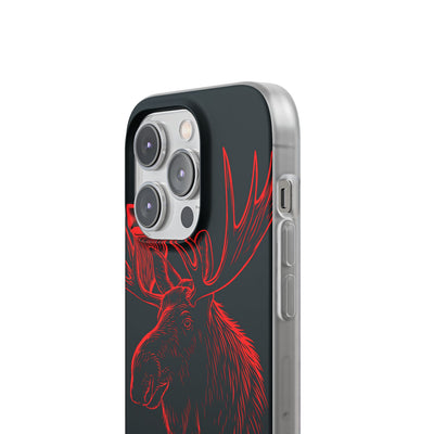 Nordic Elk · Lite Phone Case for iPhone ·  Black