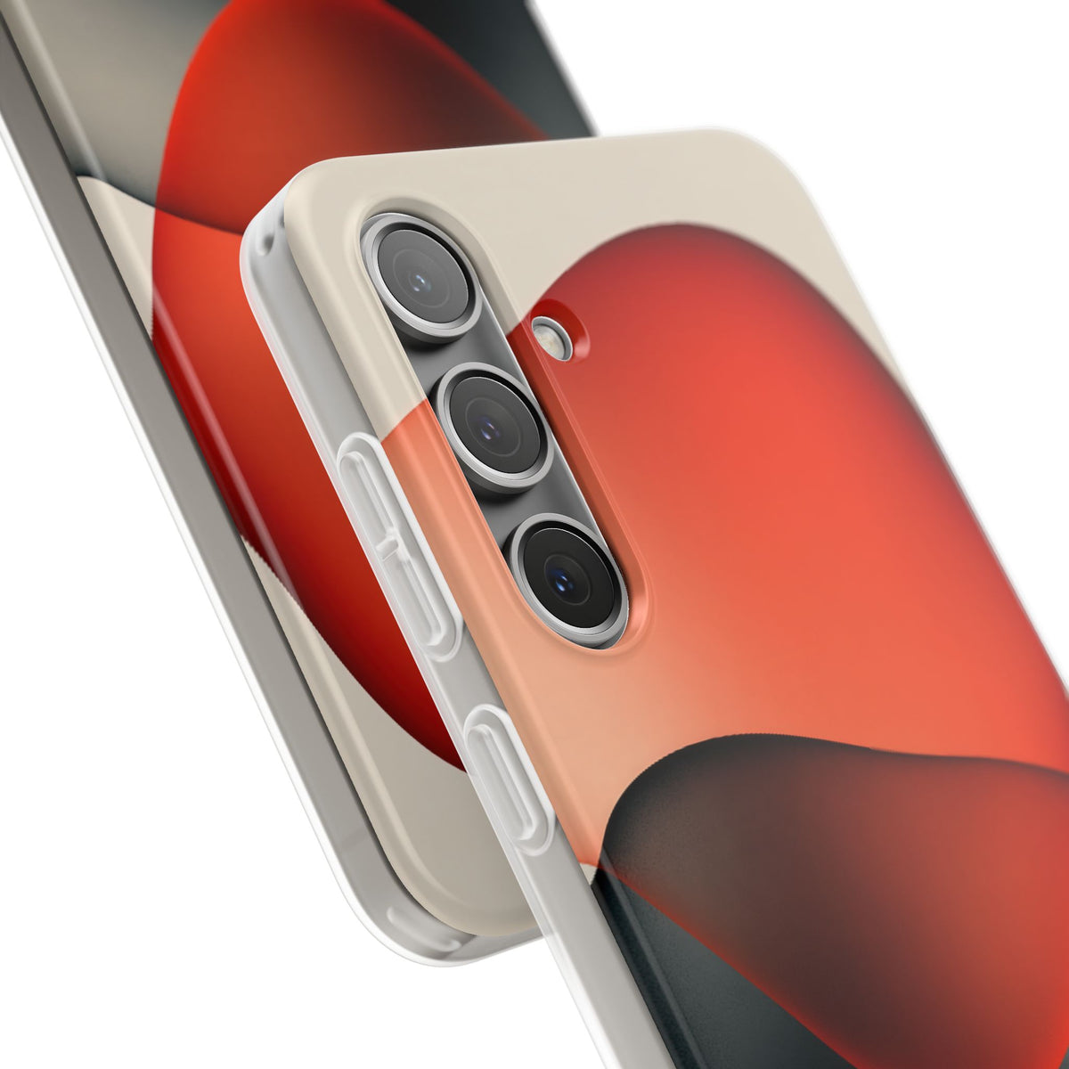 Translucent Crimson Form · Lite Phone Case for Samsung · Red