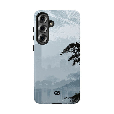 Grey Tough Phone Case for Samsung - Steel Slate Zen