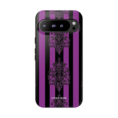 Damask Elegance Lila Google Pixel 9 Pro XL Case - Tough