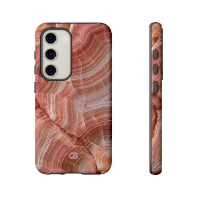 Blushing Rose Strata · Tough Phone Case for Samsung · Pink