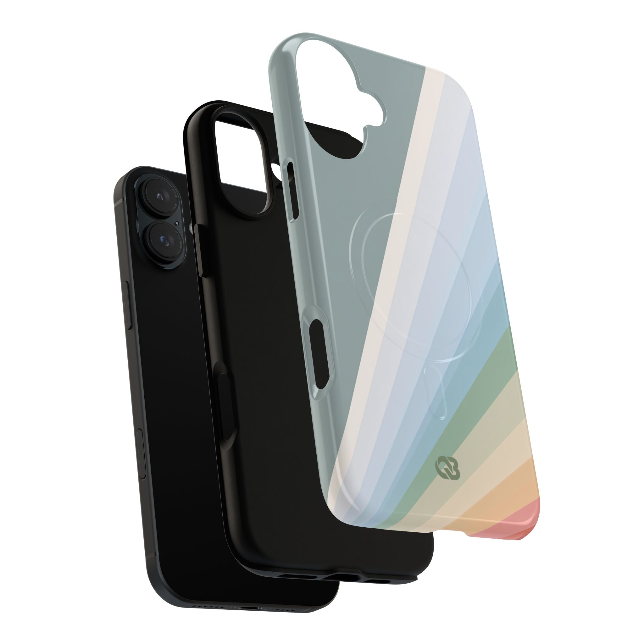 Green Tough 2.0 Magsafe Phone Case for iPhone - Sage Prism Beam