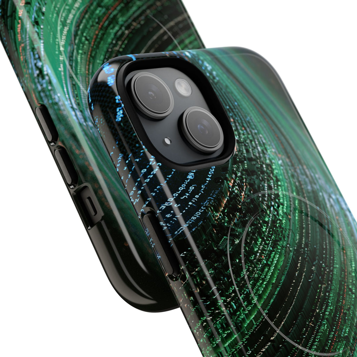 Orbital Data Stream · Tough 2.0 Magnetic Phone Case for iPhone · Green