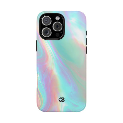 Prismatic Liquid Light · Tough Phone Case for iPhone · Teal