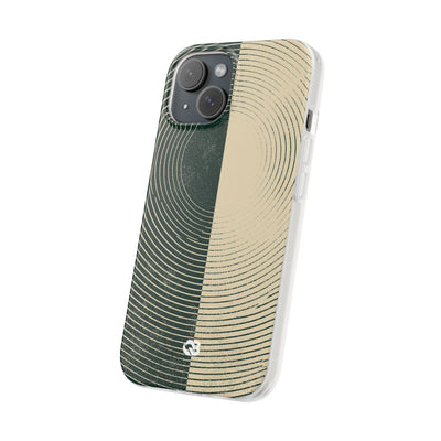 Concentric Duality · Lite Phone Case for iPhone ·  Green