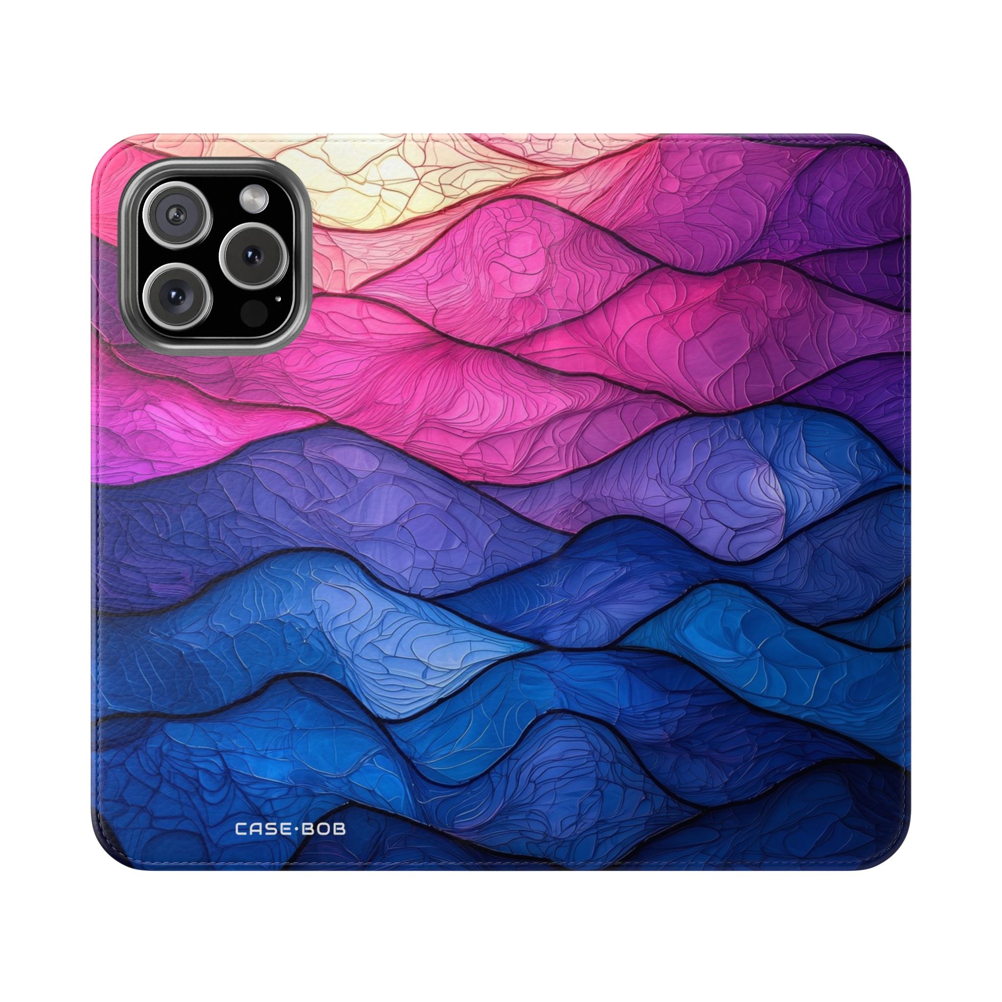 Wavy Veins - iPhone 16 Max Case - Wallet