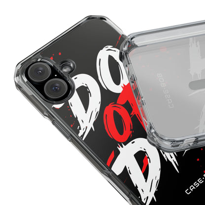 Do Or Die Splatter iPhone 16 Plus Case - Impact