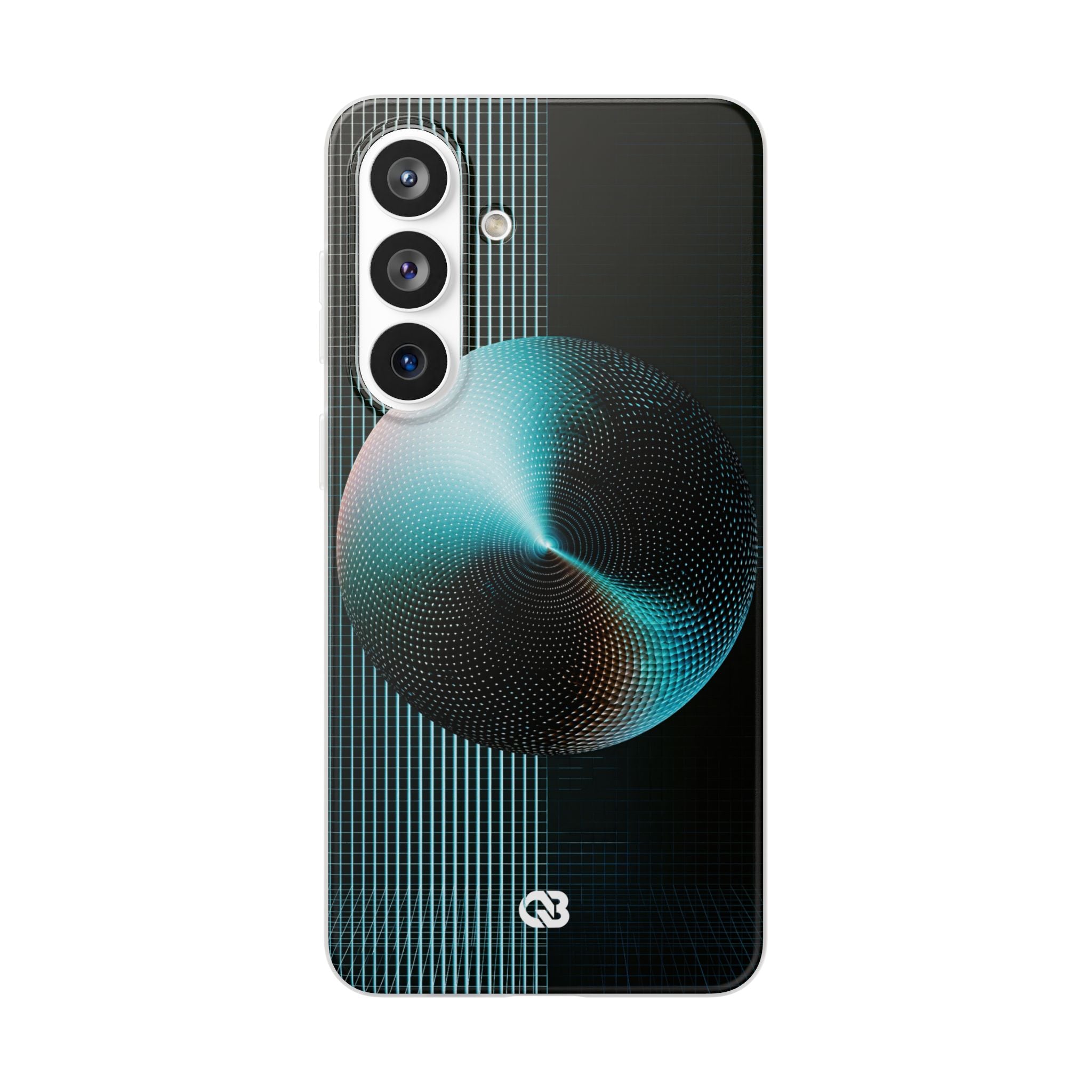 Blue Lite Phone Case for Samsung - Cyan Vector Sphere