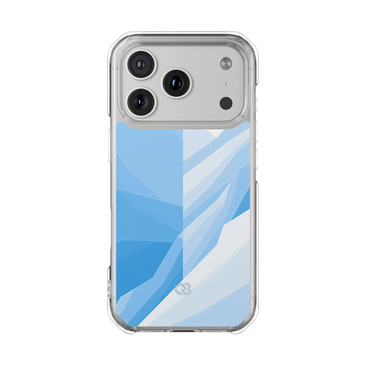 Blue Impact MagSafe Phone Case for iPhone - Arctic Glacial Ridge