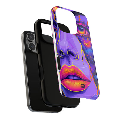 Violet Cosmic Gaze · Tough+ Custodia per iPhone · Magsafe
