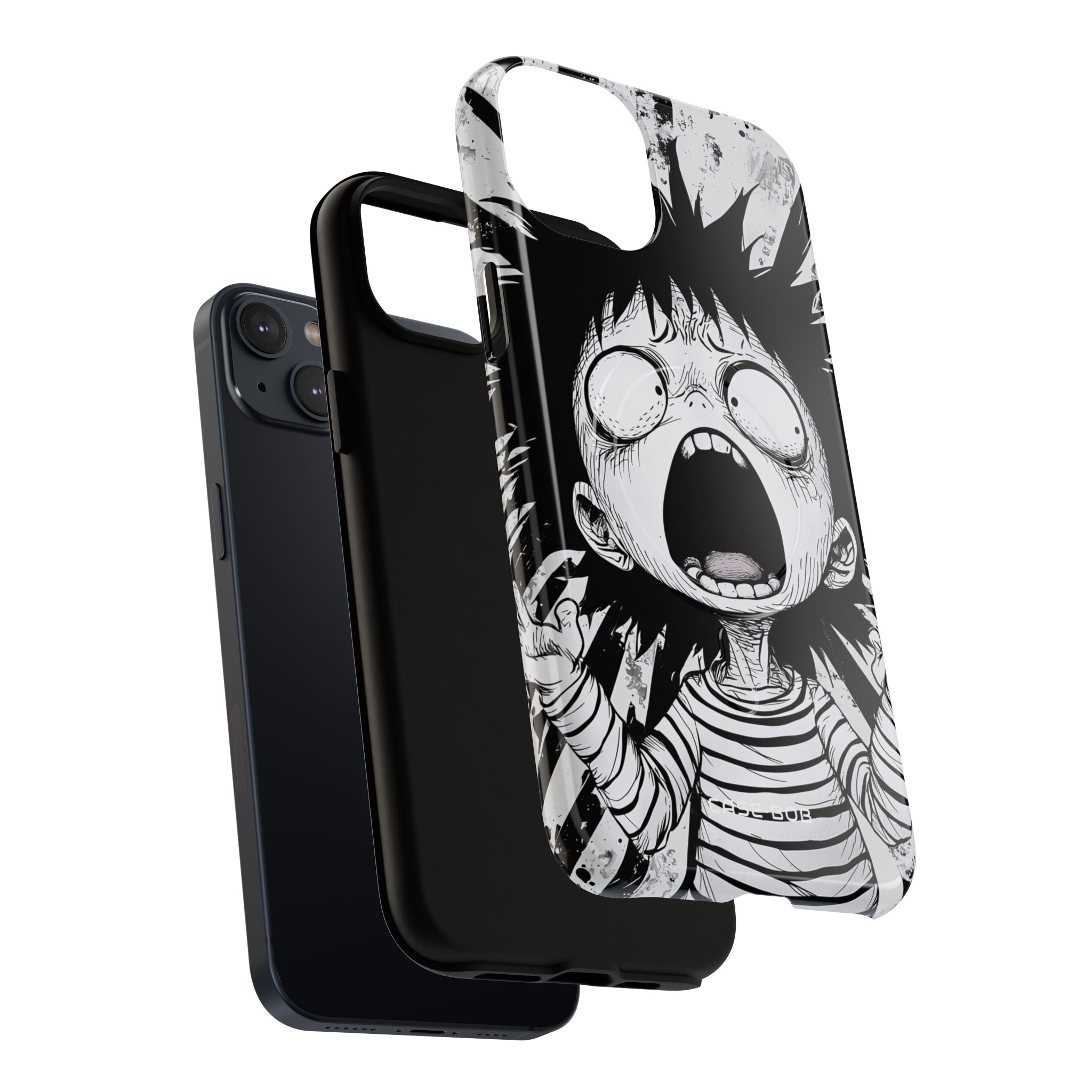 Screaming Stripes iPhone 14 Plus Case - Tough+