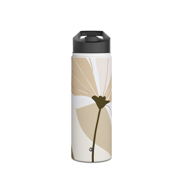 Soft Petal Bloom · Insulated Water Bottle · Beige