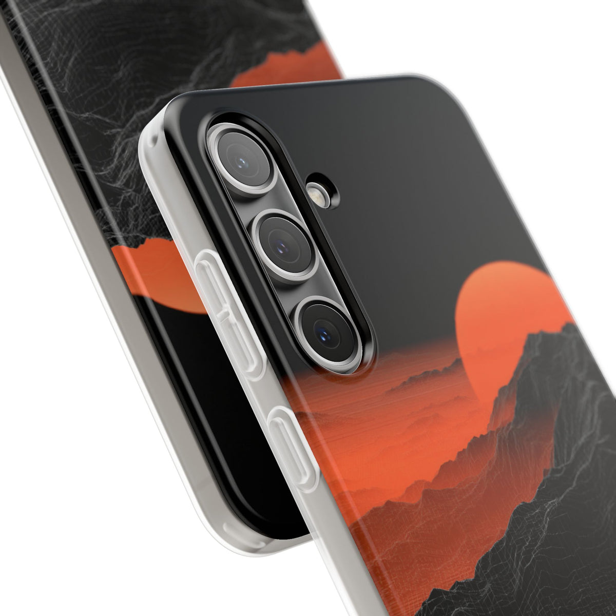 Solar Ridge Mesh · Lite Phone Case for Samsung · Black