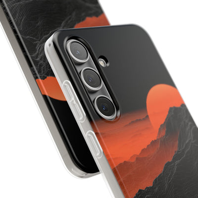 Solar Ridge Mesh · Lite Phone Case for Samsung · Black