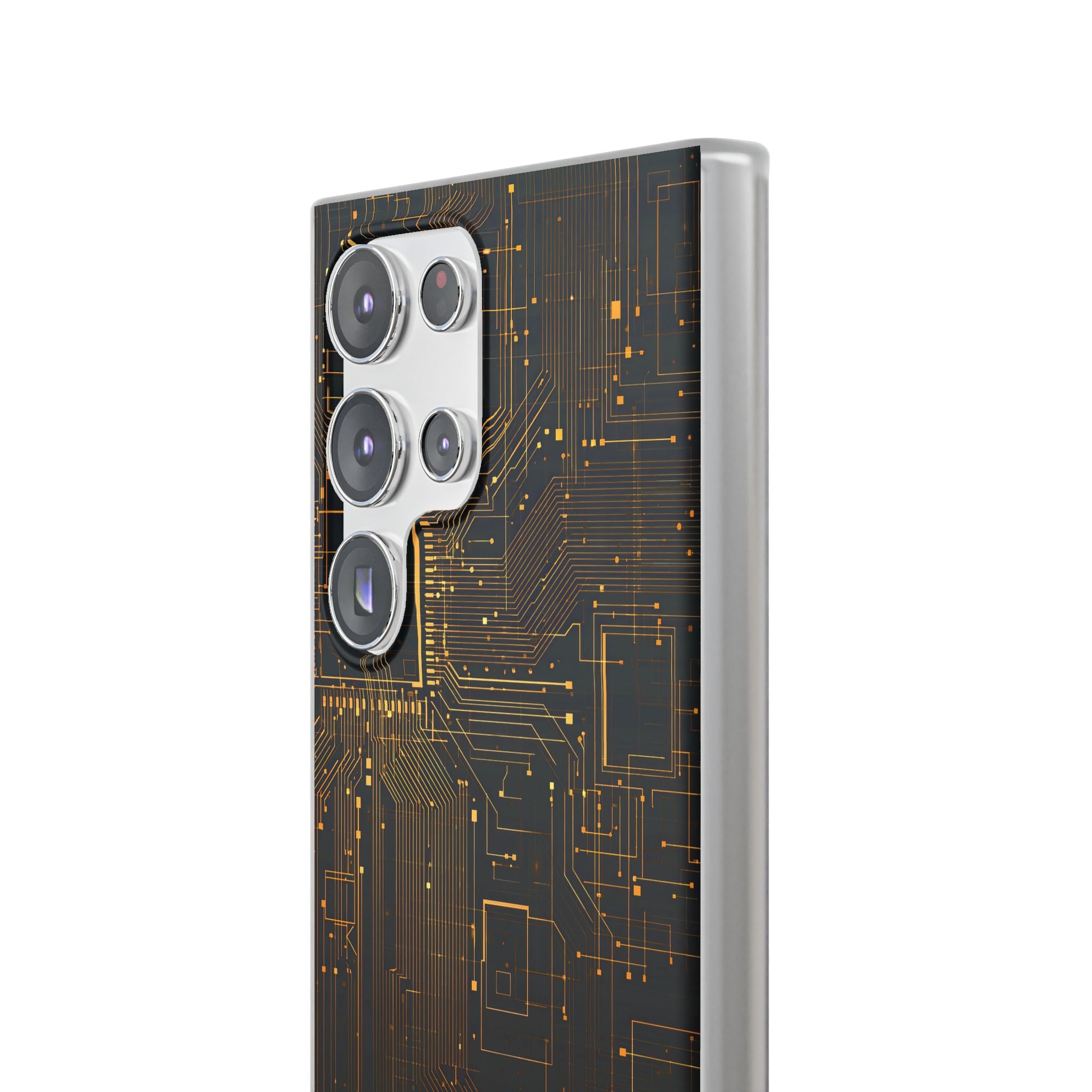 Gold Lite Phone Case for Samsung - Amber Core Mainframe
