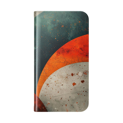 Sweeping Ember Bands - iPhone 16 Pro Case - Wallet