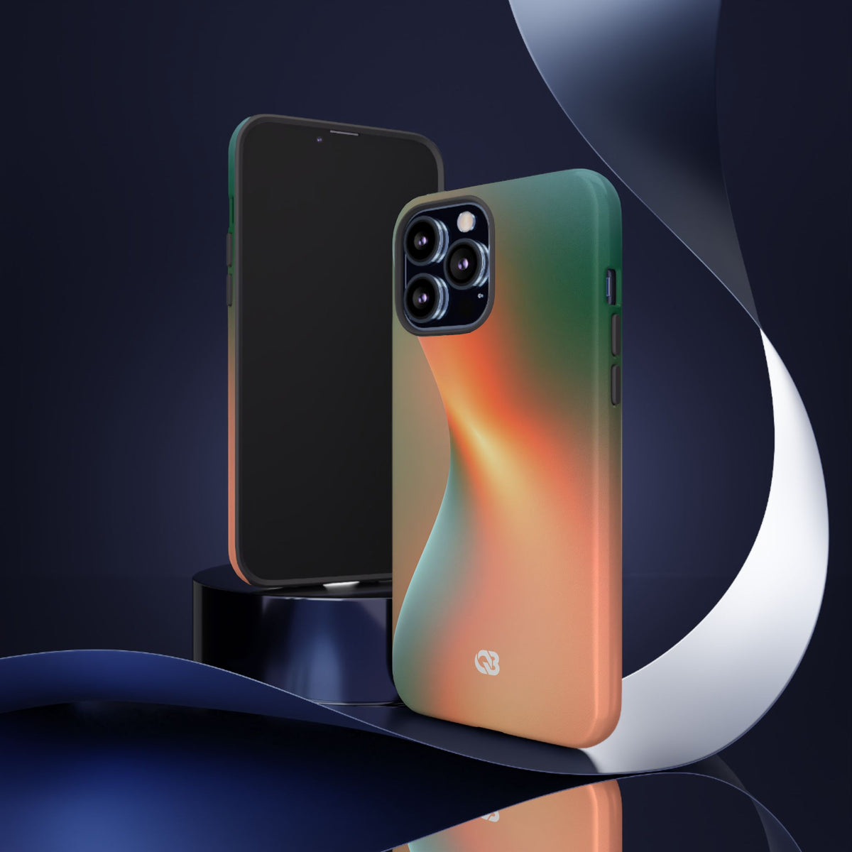 Radiant Contour · Tough Phone Case for iPhone · Orange