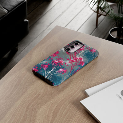Cyber Blossom · Tough Phone Case for Samsung · Teal