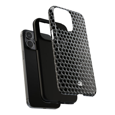 Brushed Perforated Steel · Tough 2.0 Magnetic Phone Case for iPhone · Silver
