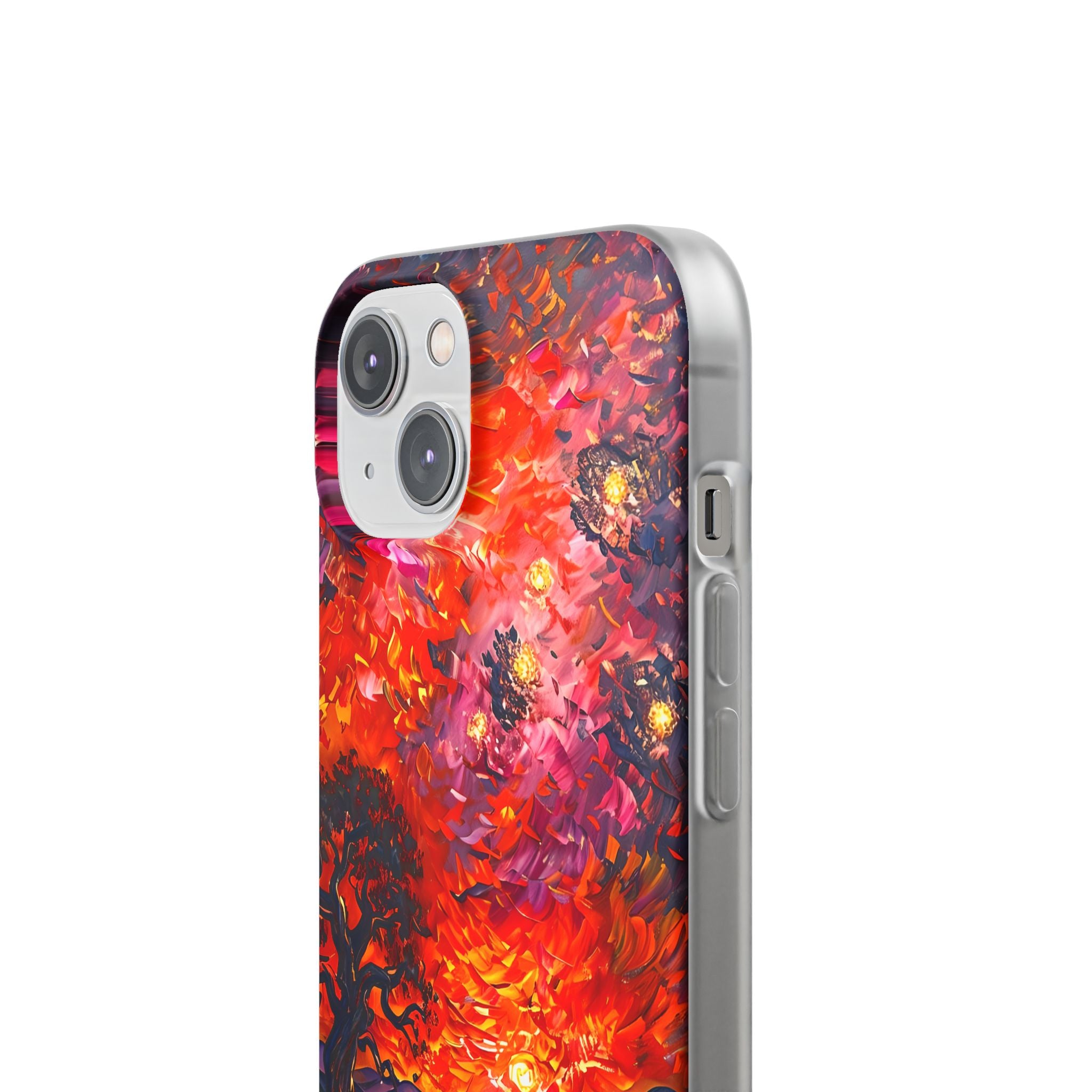 Molten Sky Tree · Soft Handyhülle für iPhone