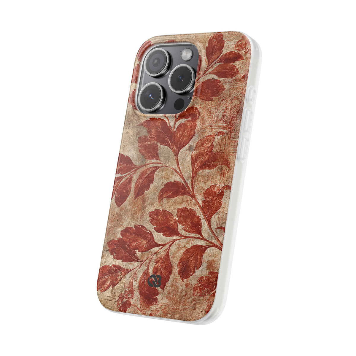 Terracotta Botanical Fresco · Lite Phone Case for iPhone ·  Red
