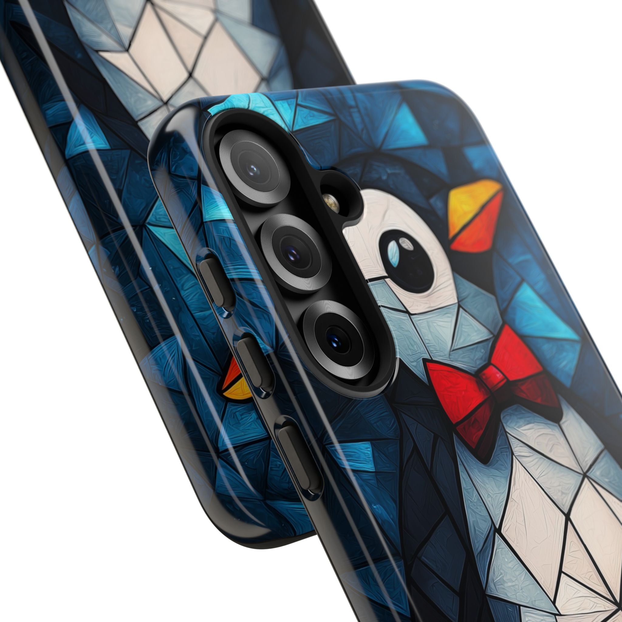 Mosaic Bowtie Penguin · Tough Hoesje voor Samsung