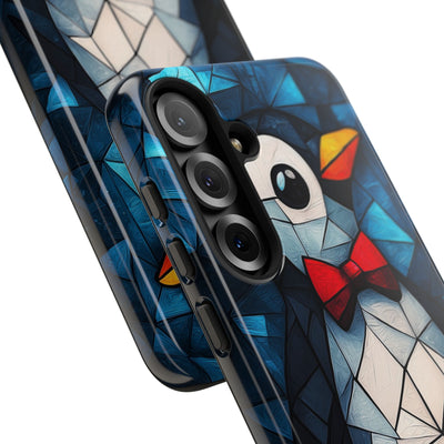 Mosaic Bowtie Penguin · Tough Hoesje voor Samsung