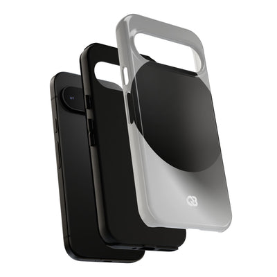 Grey Tough Phone Case for Google Pixel - Matte Onyx Sphere
