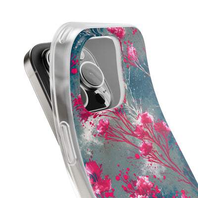 Cyber Blossom · Lite Phone Case for iPhone ·  Teal