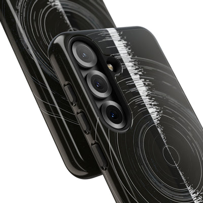 Black Tough Phone Case for Samsung - Obsidian Orbital Signal