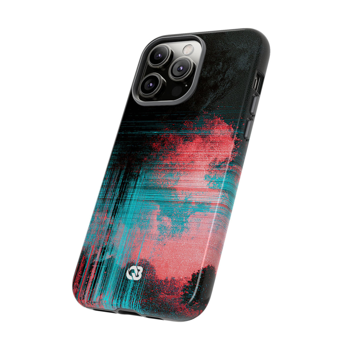 Digital Signal Drift · Tough Phone Case for iPhone · Black