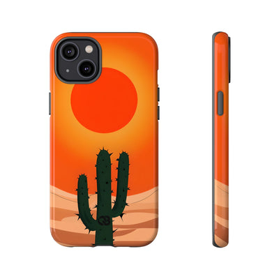 Scorched Saguaro Sunset · Tough Phone Case for iPhone