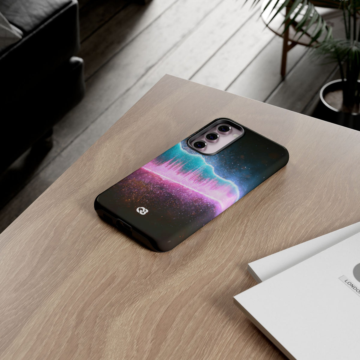 Digital Frequency · Tough Phone Case for Samsung · Pink