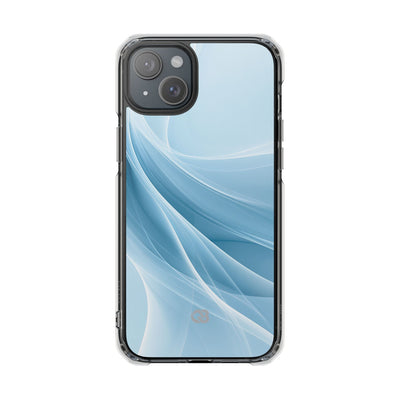 Blue Impact MagSafe Phone Case for iPhone - Arctic Silk Drift