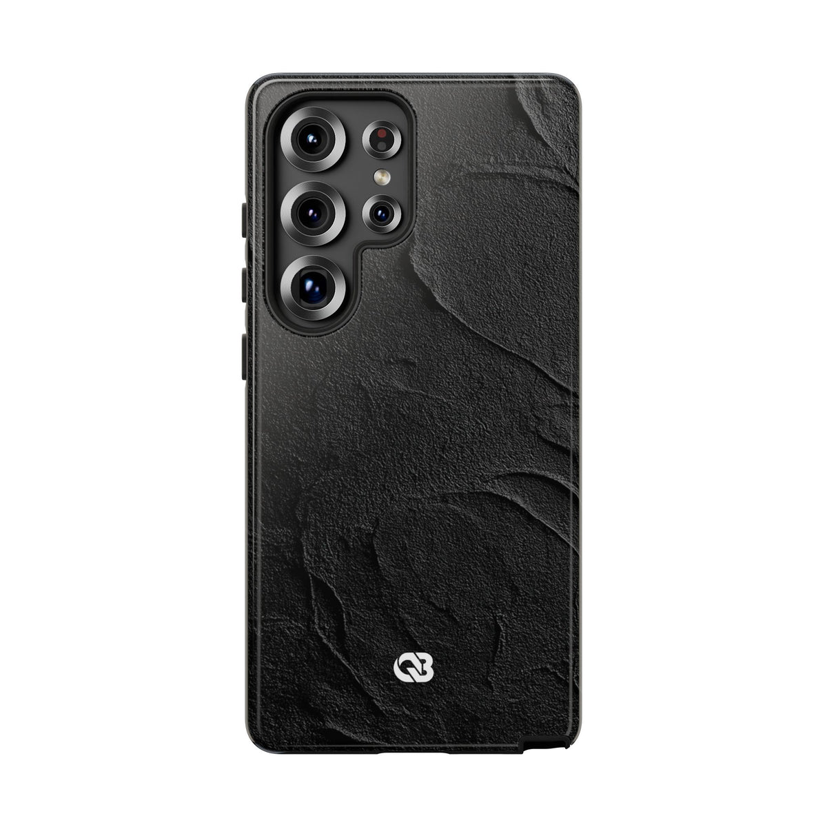 Obsidian Stucco Relief · Tough Phone Case for Samsung · Black