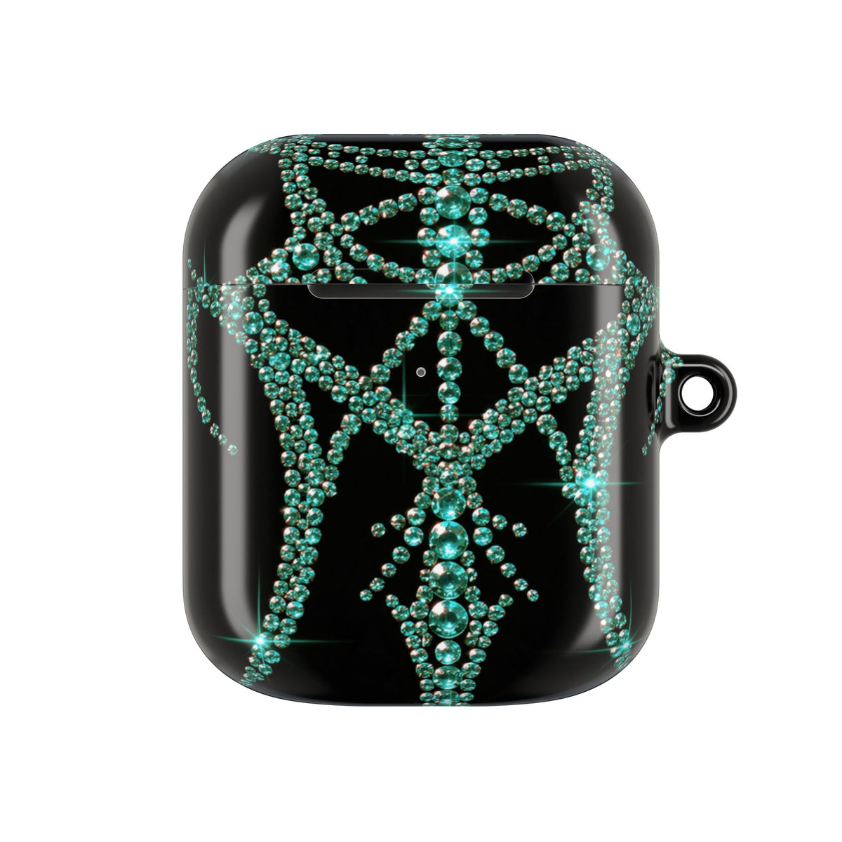 Teal Cyber Sigil · Hard Case for AirPods & AirPods Pro · Teal